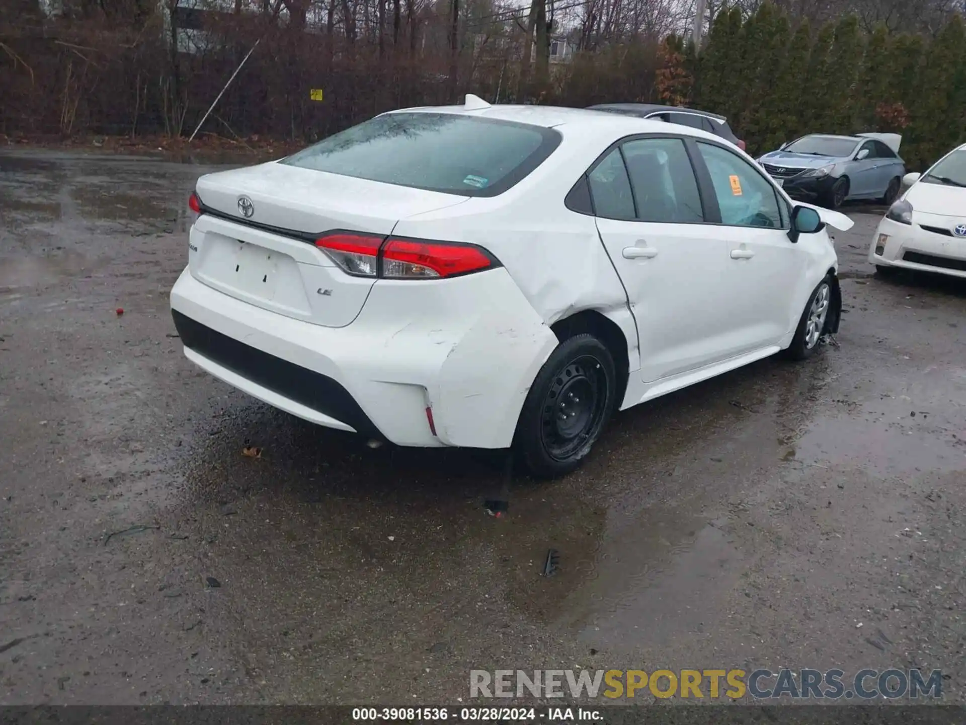 4 Photograph of a damaged car 5YFEPMAE0MP227414 TOYOTA COROLLA 2021