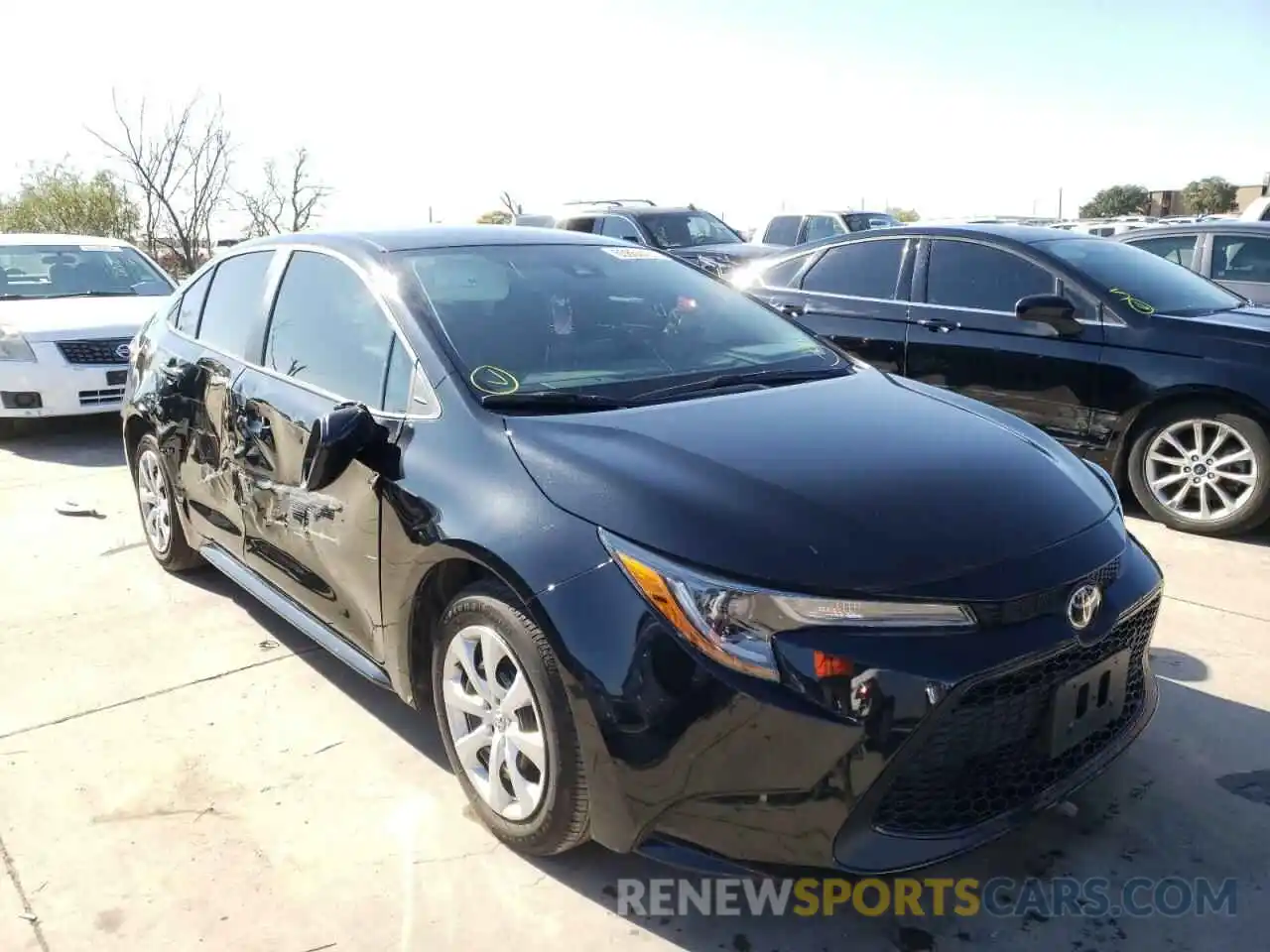 1 Photograph of a damaged car 5YFEPMAE0MP227431 TOYOTA COROLLA 2021