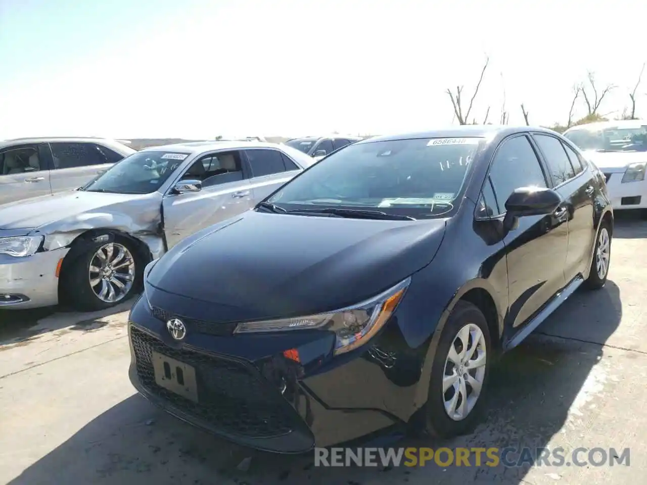 2 Photograph of a damaged car 5YFEPMAE0MP227431 TOYOTA COROLLA 2021