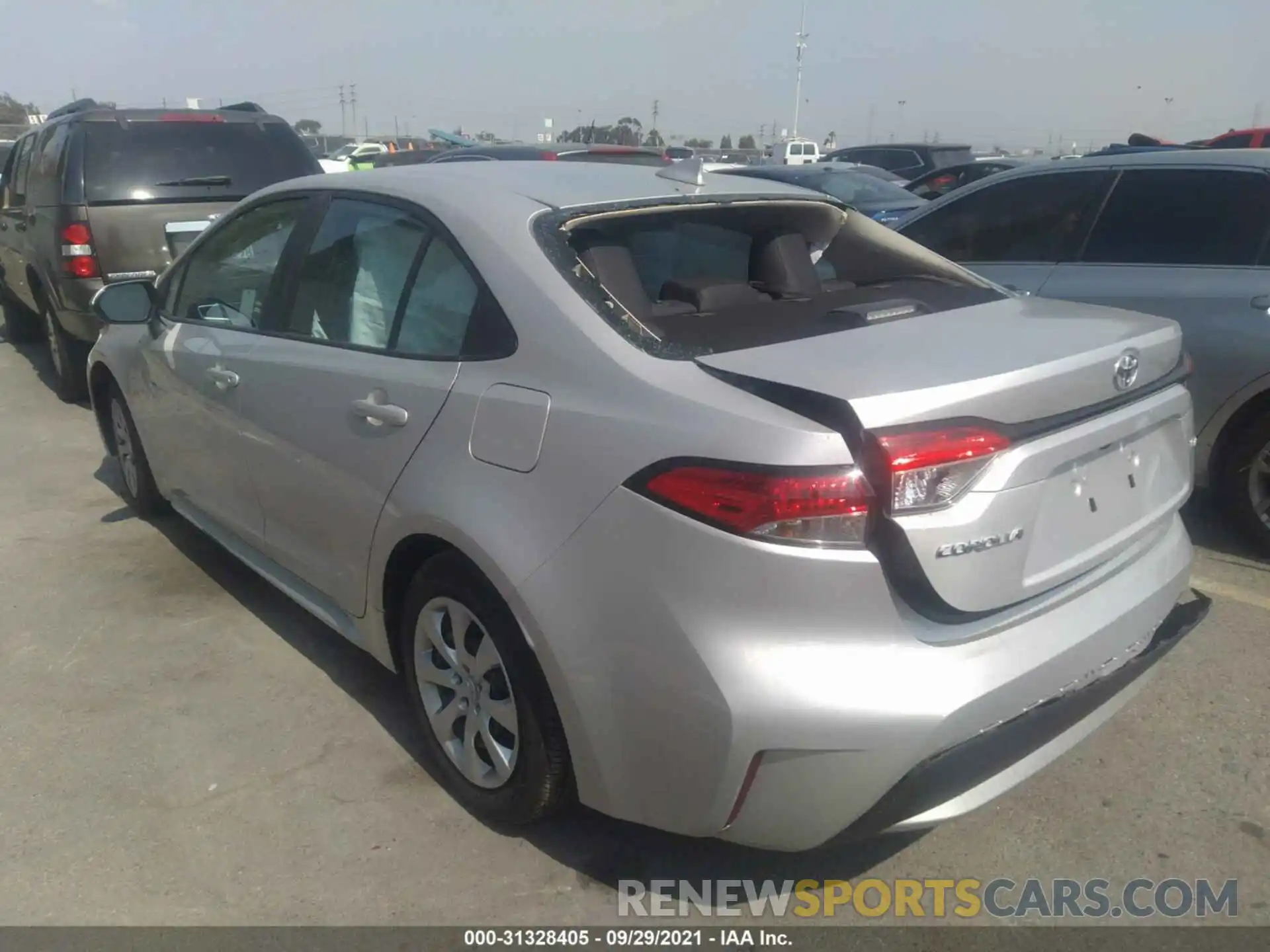 3 Photograph of a damaged car 5YFEPMAE0MP227770 TOYOTA COROLLA 2021