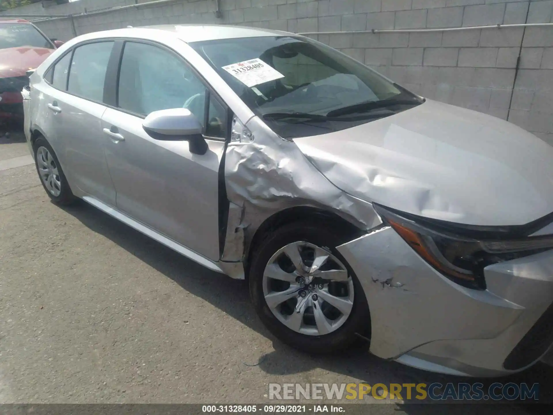 6 Photograph of a damaged car 5YFEPMAE0MP227770 TOYOTA COROLLA 2021