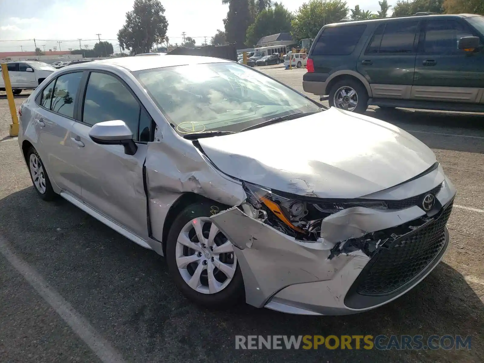 1 Photograph of a damaged car 5YFEPMAE0MP228711 TOYOTA COROLLA 2021