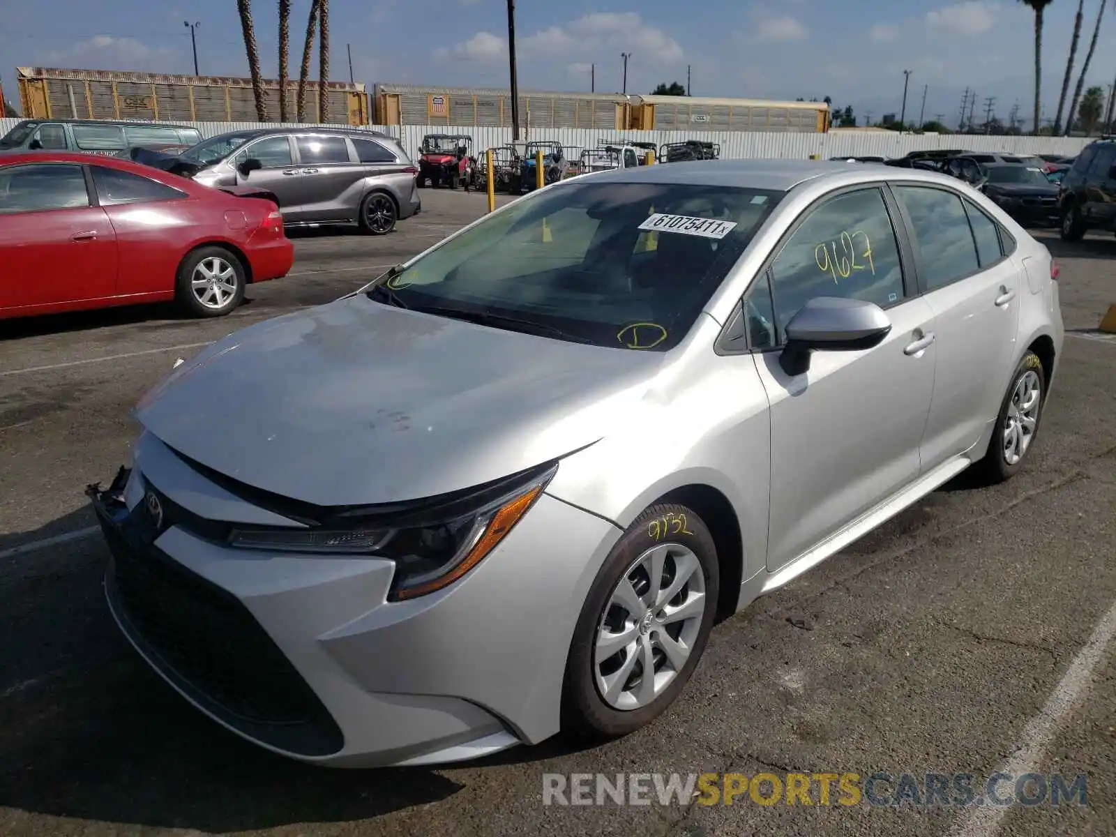 2 Photograph of a damaged car 5YFEPMAE0MP228711 TOYOTA COROLLA 2021