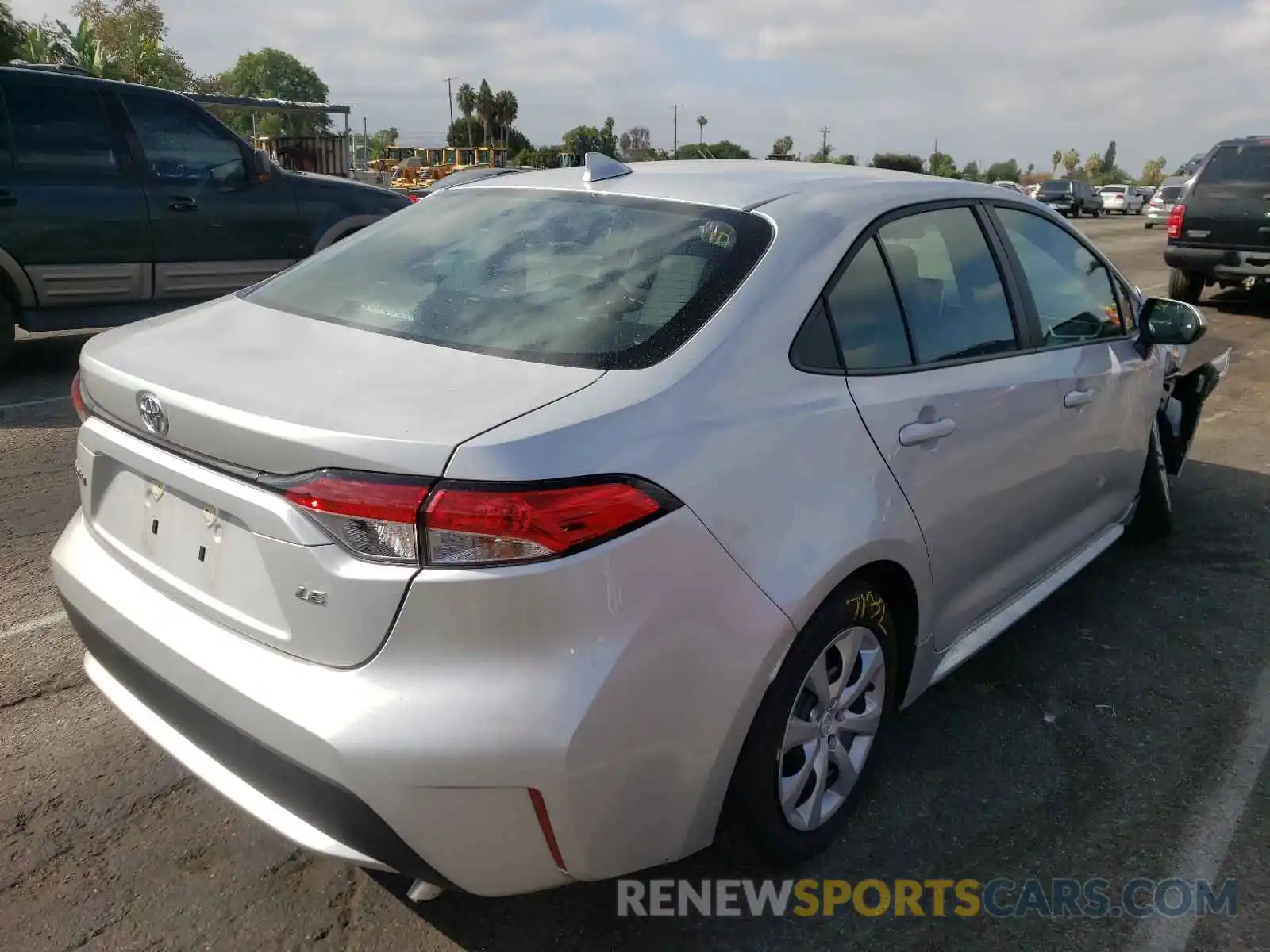 4 Photograph of a damaged car 5YFEPMAE0MP228711 TOYOTA COROLLA 2021