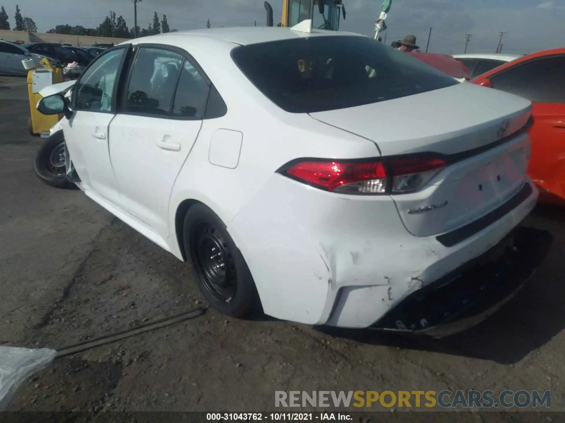 3 Photograph of a damaged car 5YFEPMAE0MP229597 TOYOTA COROLLA 2021