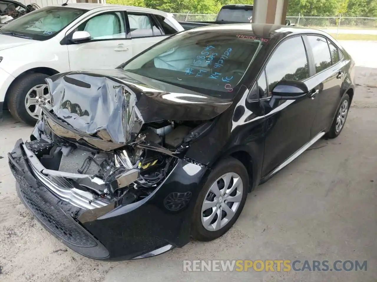 2 Photograph of a damaged car 5YFEPMAE0MP229924 TOYOTA COROLLA 2021