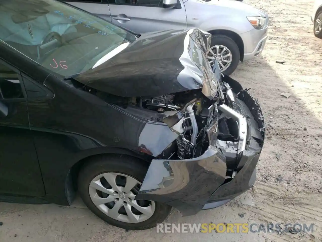 9 Photograph of a damaged car 5YFEPMAE0MP229924 TOYOTA COROLLA 2021