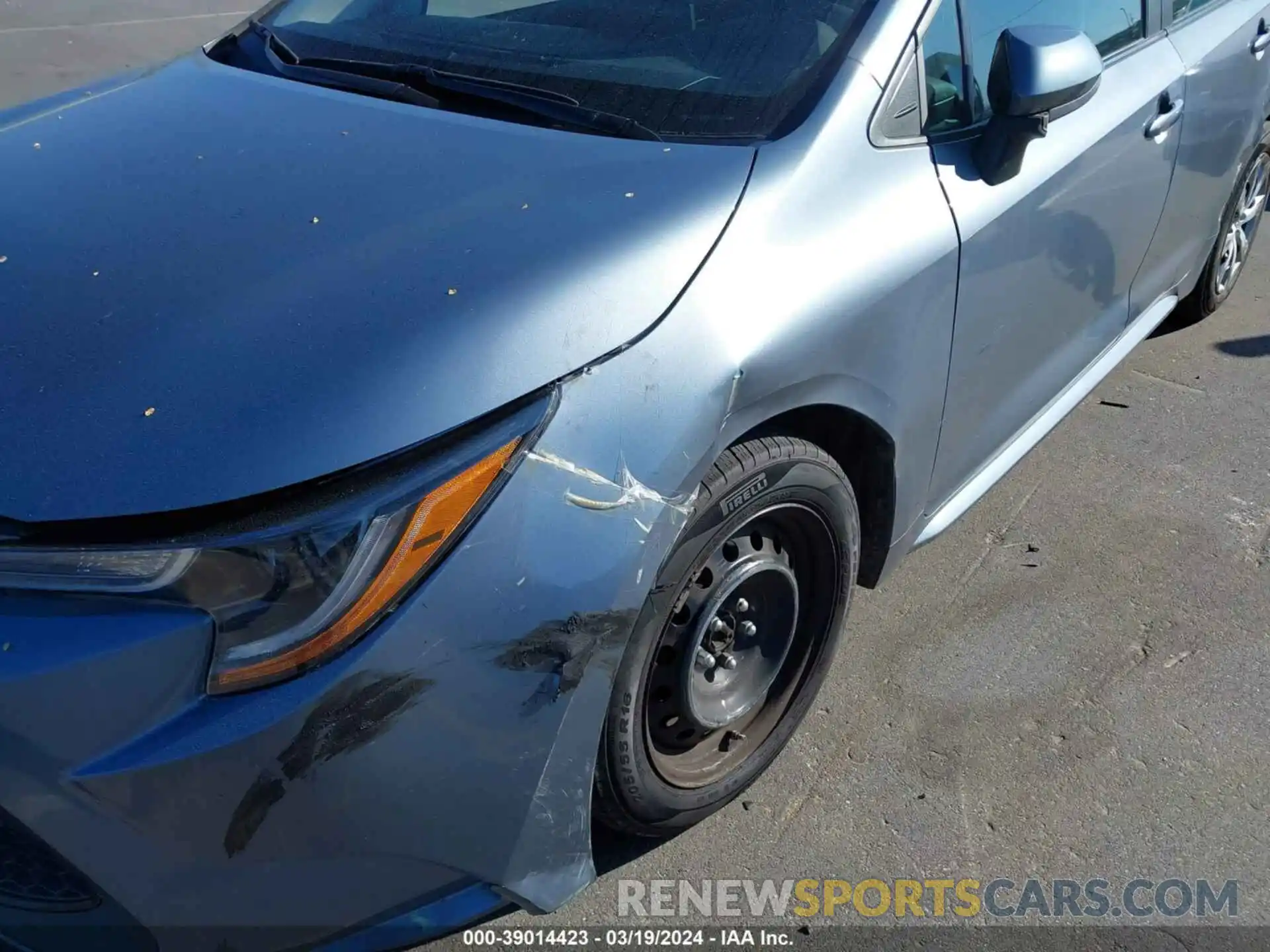 6 Photograph of a damaged car 5YFEPMAE0MP230314 TOYOTA COROLLA 2021