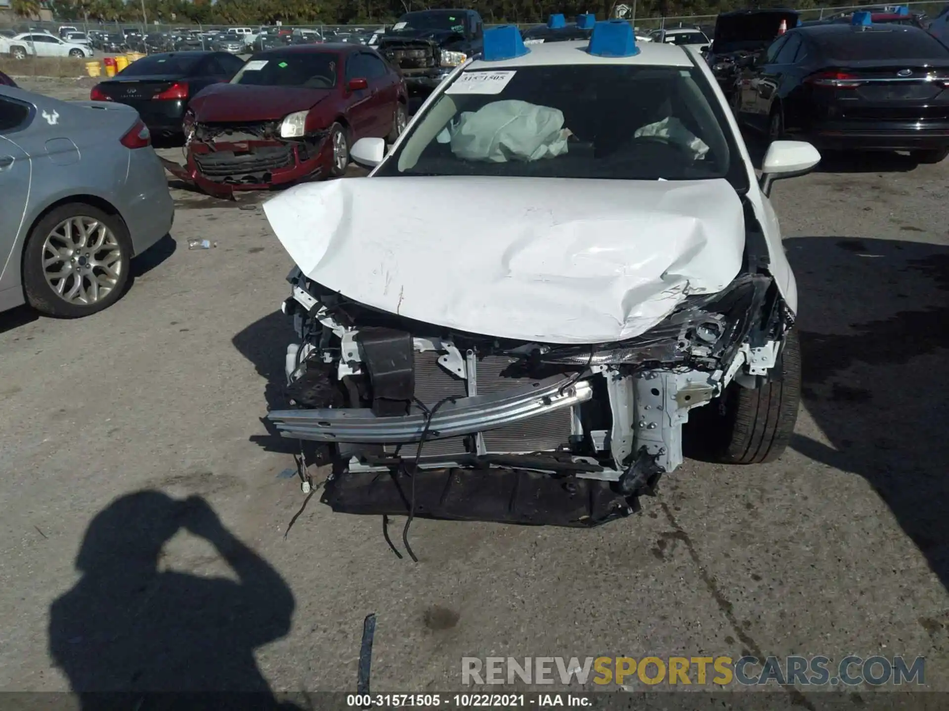 6 Photograph of a damaged car 5YFEPMAE0MP232080 TOYOTA COROLLA 2021