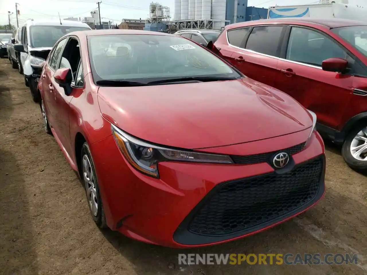 1 Photograph of a damaged car 5YFEPMAE0MP232208 TOYOTA COROLLA 2021