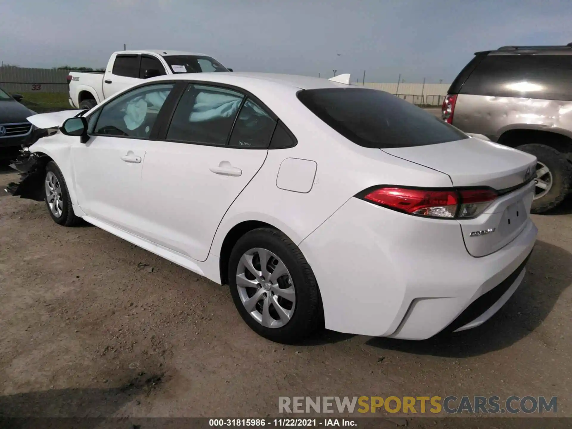 3 Photograph of a damaged car 5YFEPMAE0MP232984 TOYOTA COROLLA 2021