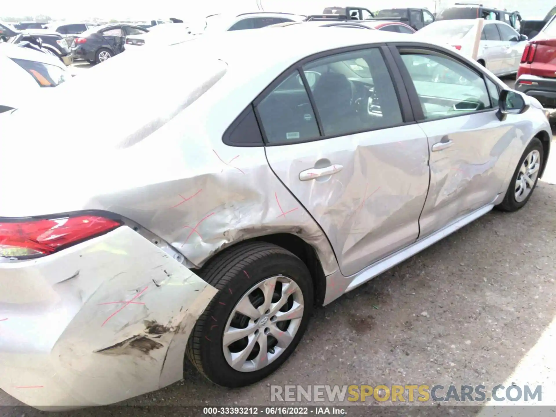 6 Photograph of a damaged car 5YFEPMAE0MP233438 TOYOTA COROLLA 2021