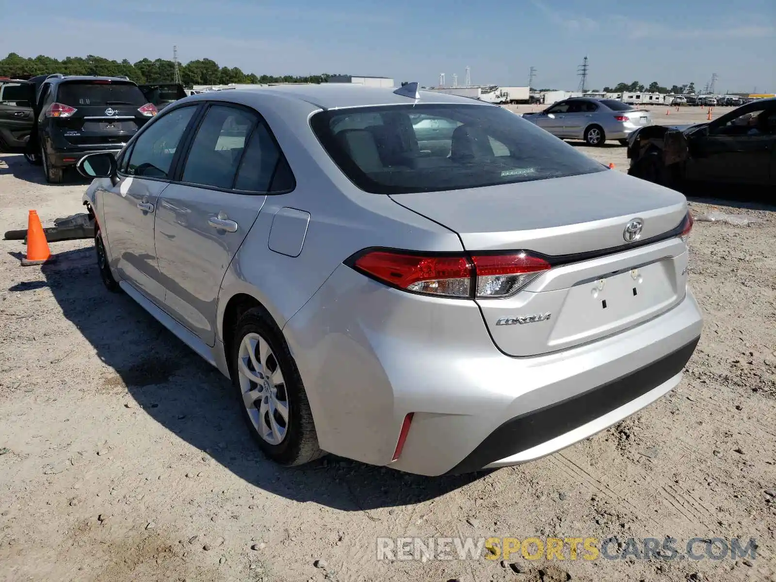 3 Photograph of a damaged car 5YFEPMAE0MP234590 TOYOTA COROLLA 2021