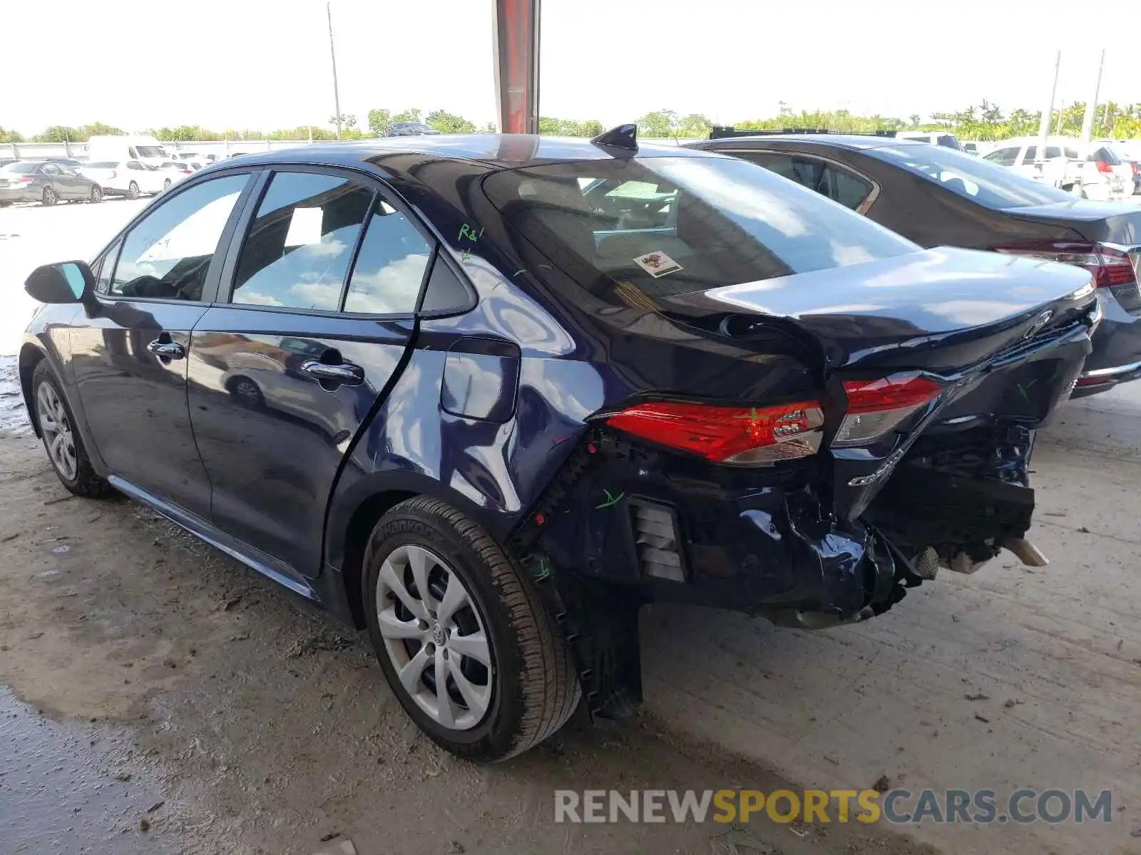 3 Photograph of a damaged car 5YFEPMAE0MP234959 TOYOTA COROLLA 2021