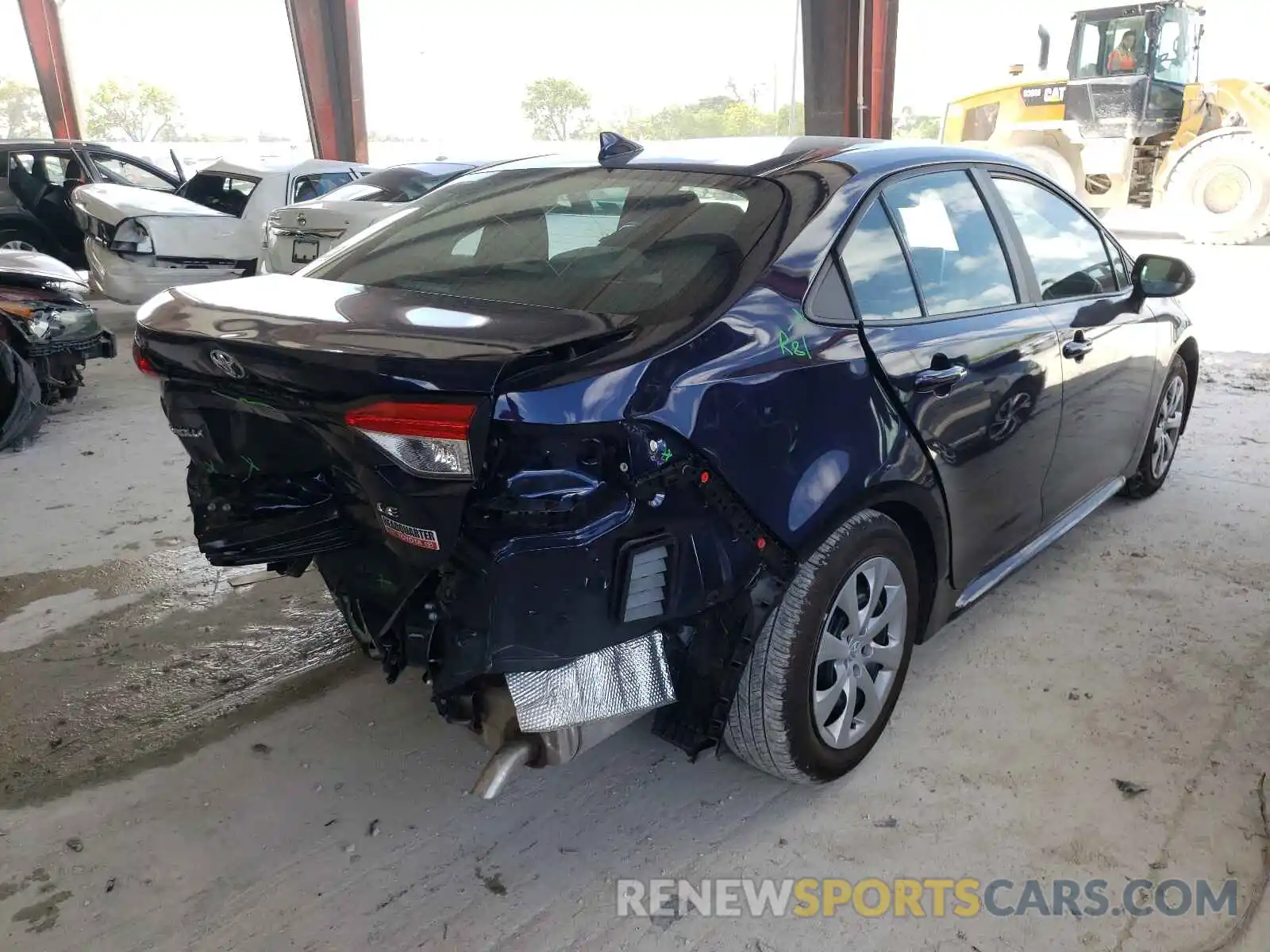 4 Photograph of a damaged car 5YFEPMAE0MP234959 TOYOTA COROLLA 2021