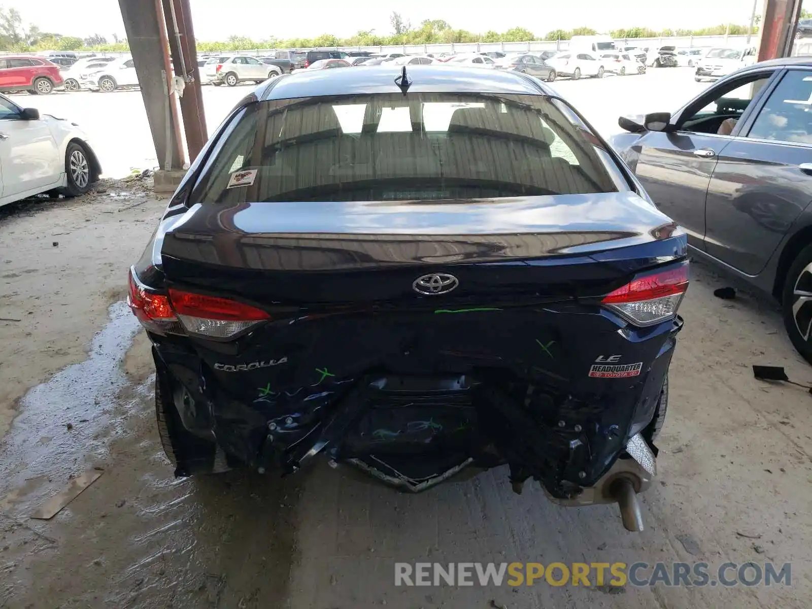 9 Photograph of a damaged car 5YFEPMAE0MP234959 TOYOTA COROLLA 2021