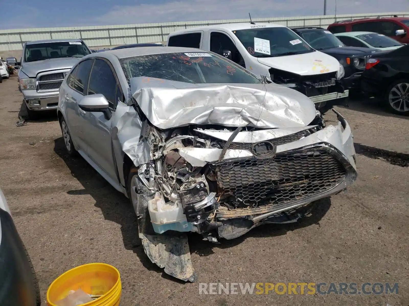 1 Photograph of a damaged car 5YFEPMAE0MP235206 TOYOTA COROLLA 2021