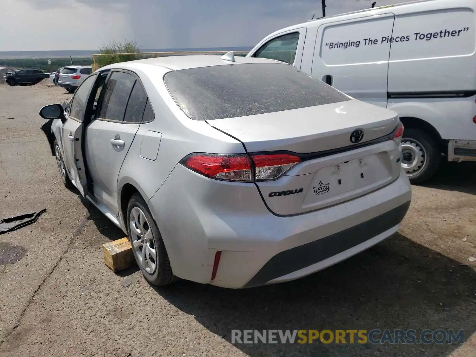 3 Photograph of a damaged car 5YFEPMAE0MP235206 TOYOTA COROLLA 2021