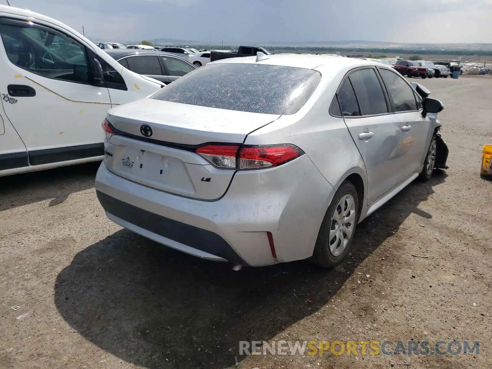 4 Photograph of a damaged car 5YFEPMAE0MP235206 TOYOTA COROLLA 2021