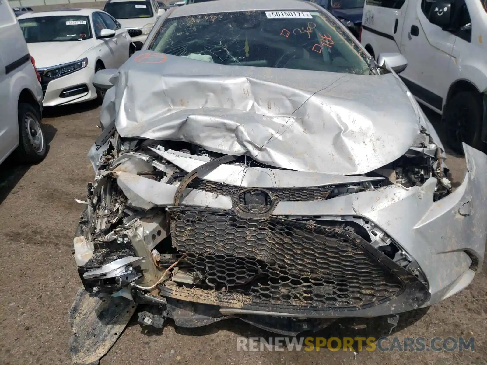 7 Photograph of a damaged car 5YFEPMAE0MP235206 TOYOTA COROLLA 2021