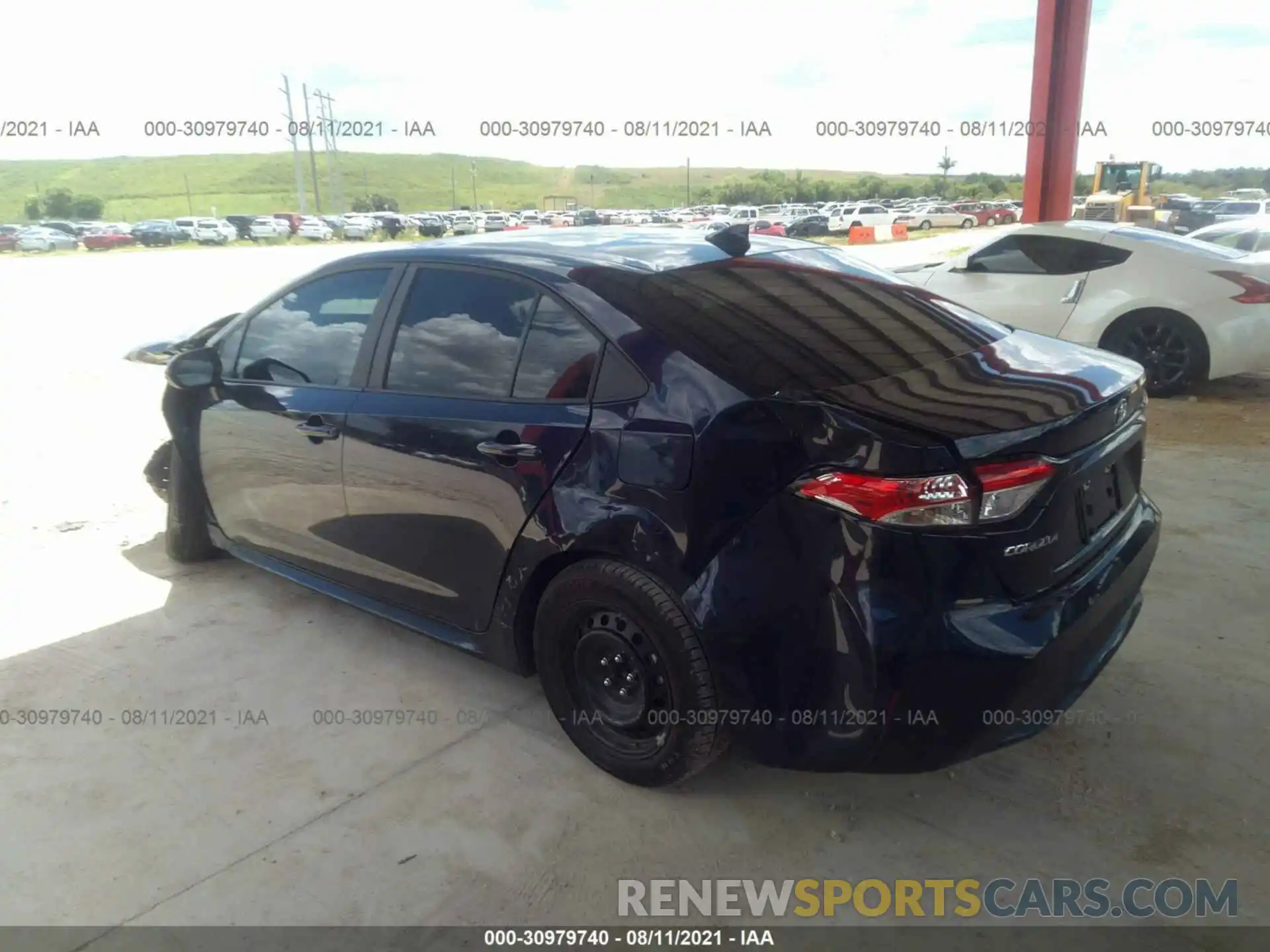 3 Photograph of a damaged car 5YFEPMAE0MP235500 TOYOTA COROLLA 2021