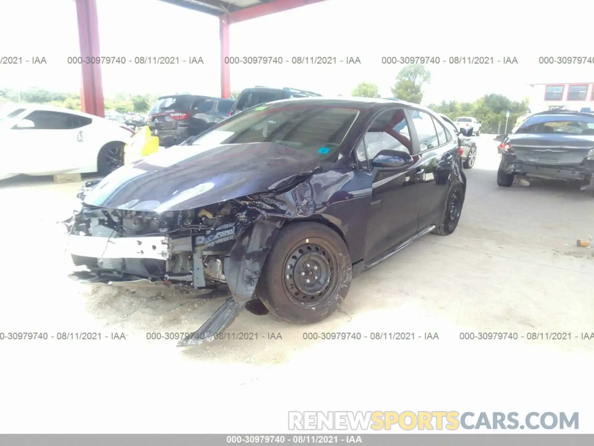 6 Photograph of a damaged car 5YFEPMAE0MP235500 TOYOTA COROLLA 2021