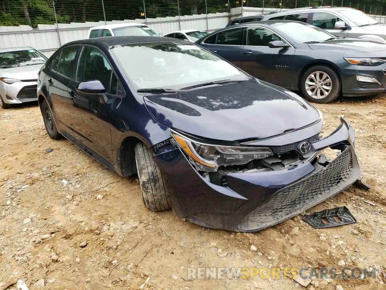 1 Photograph of a damaged car 5YFEPMAE0MP235867 TOYOTA COROLLA 2021