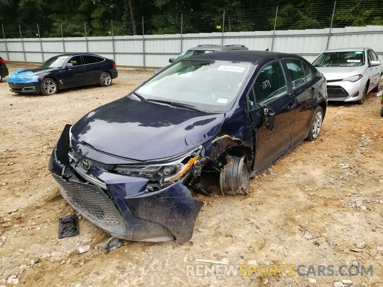 2 Photograph of a damaged car 5YFEPMAE0MP235867 TOYOTA COROLLA 2021