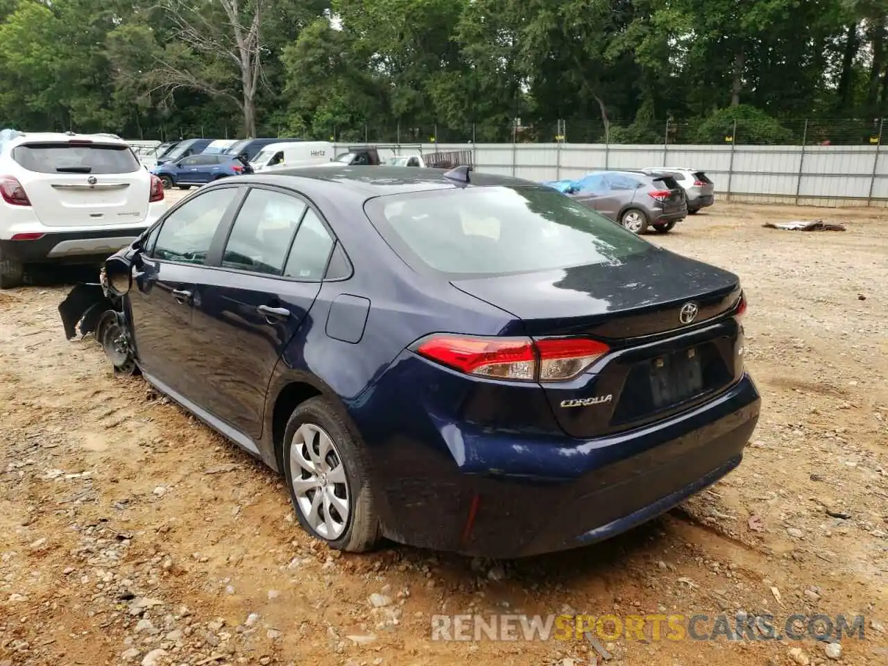 3 Photograph of a damaged car 5YFEPMAE0MP235867 TOYOTA COROLLA 2021