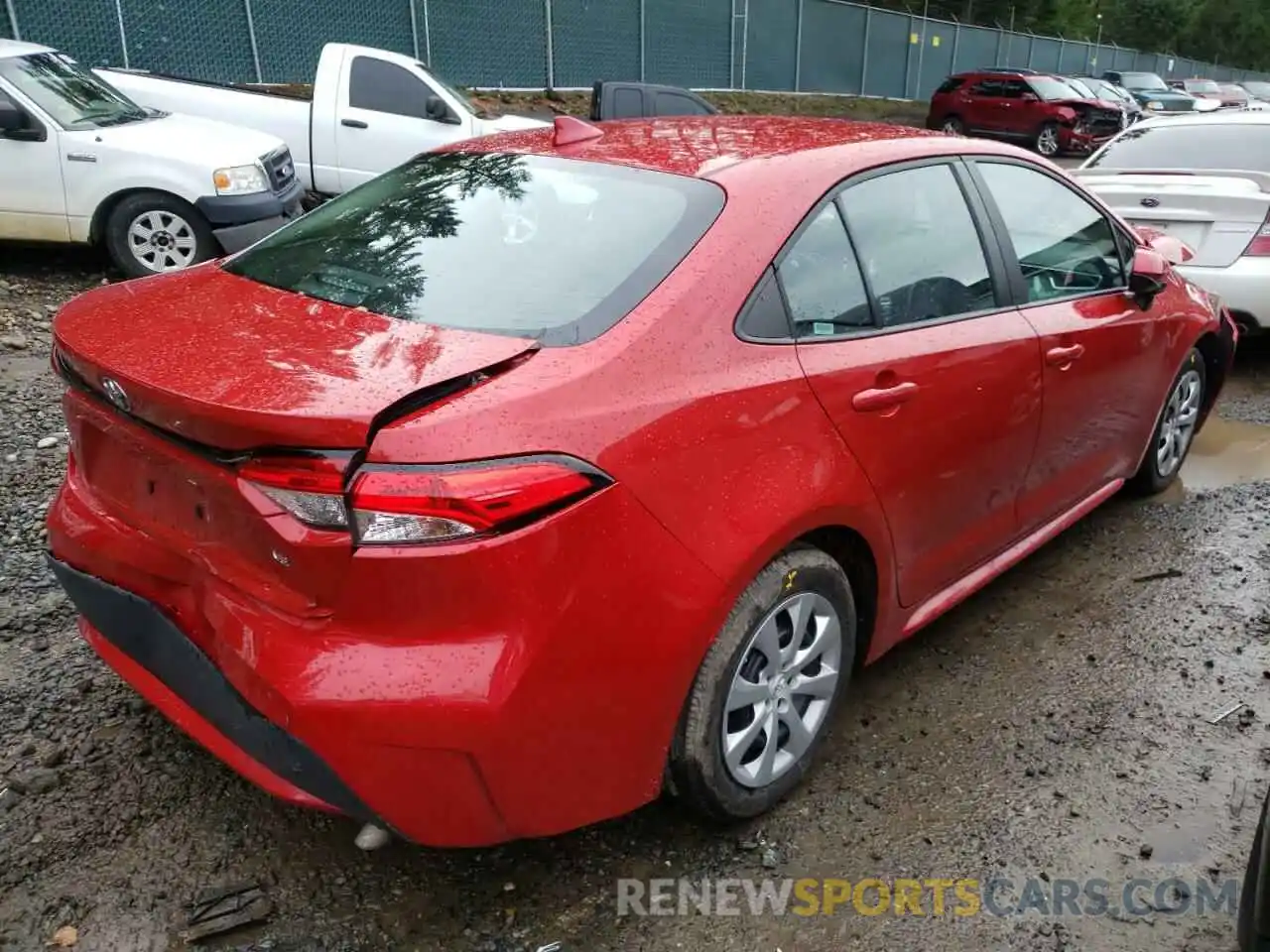 4 Photograph of a damaged car 5YFEPMAE0MP237232 TOYOTA COROLLA 2021