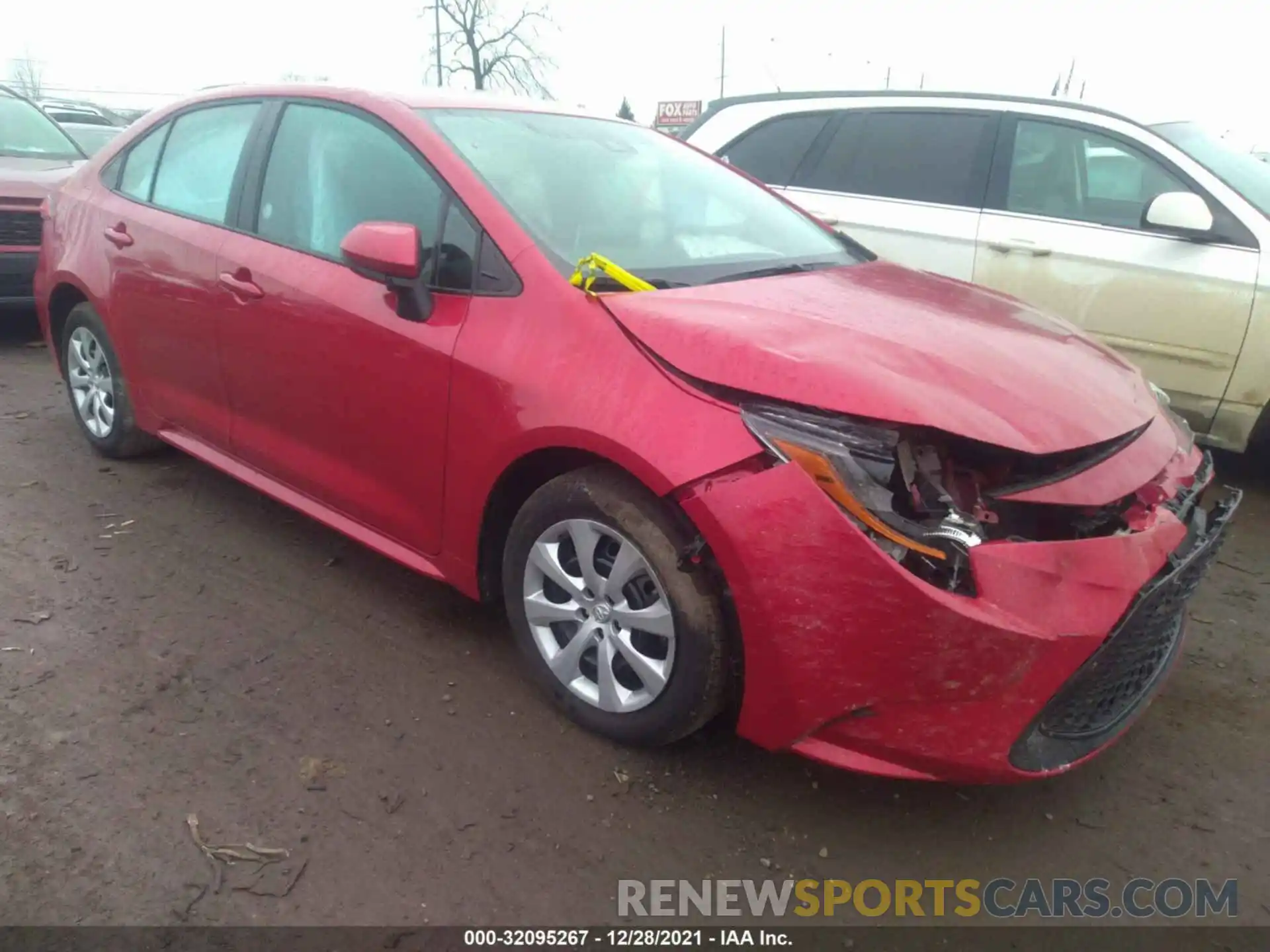 1 Photograph of a damaged car 5YFEPMAE0MP237943 TOYOTA COROLLA 2021