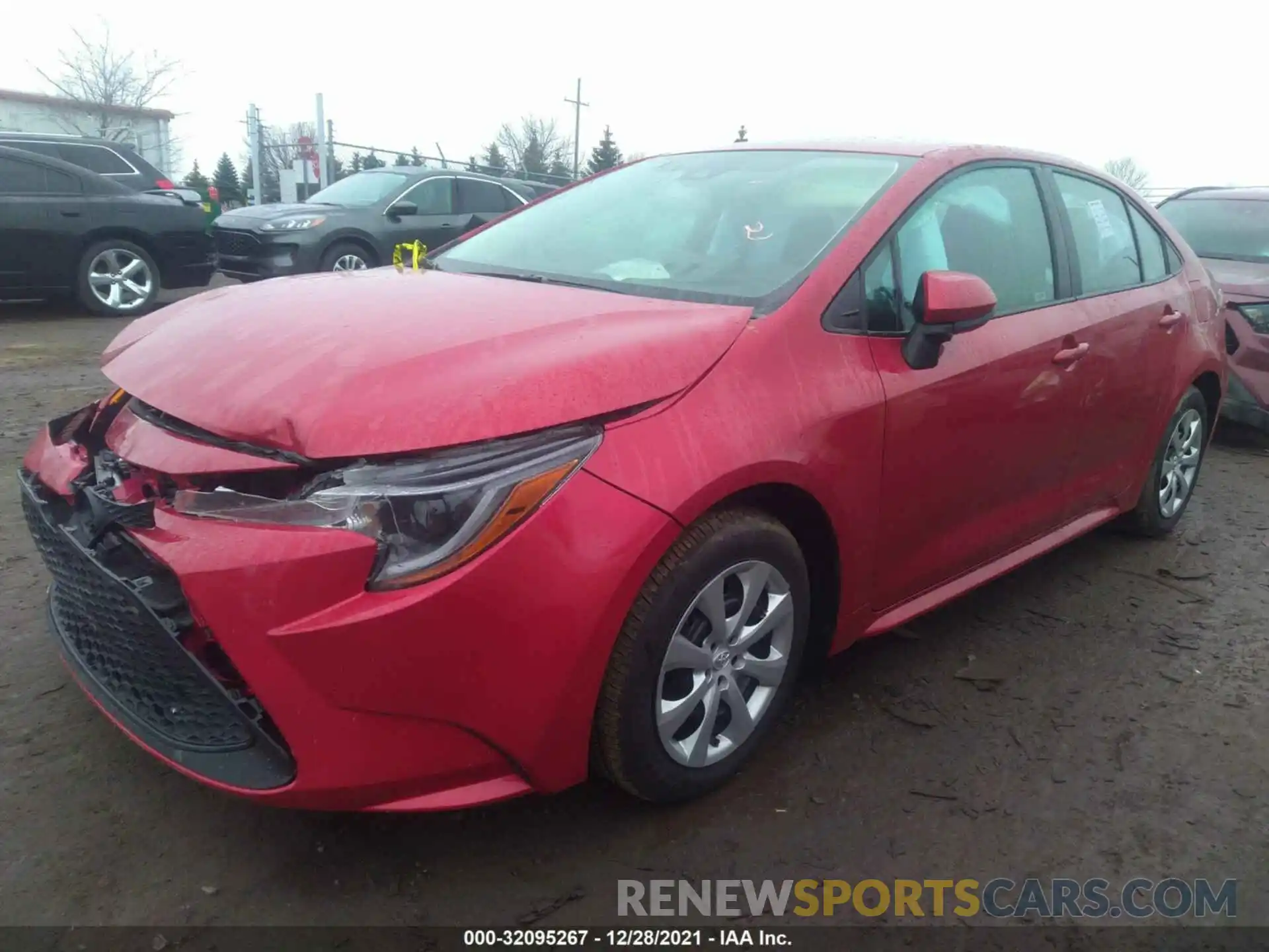 2 Photograph of a damaged car 5YFEPMAE0MP237943 TOYOTA COROLLA 2021