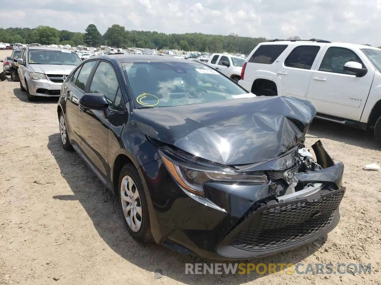 1 Photograph of a damaged car 5YFEPMAE0MP238221 TOYOTA COROLLA 2021