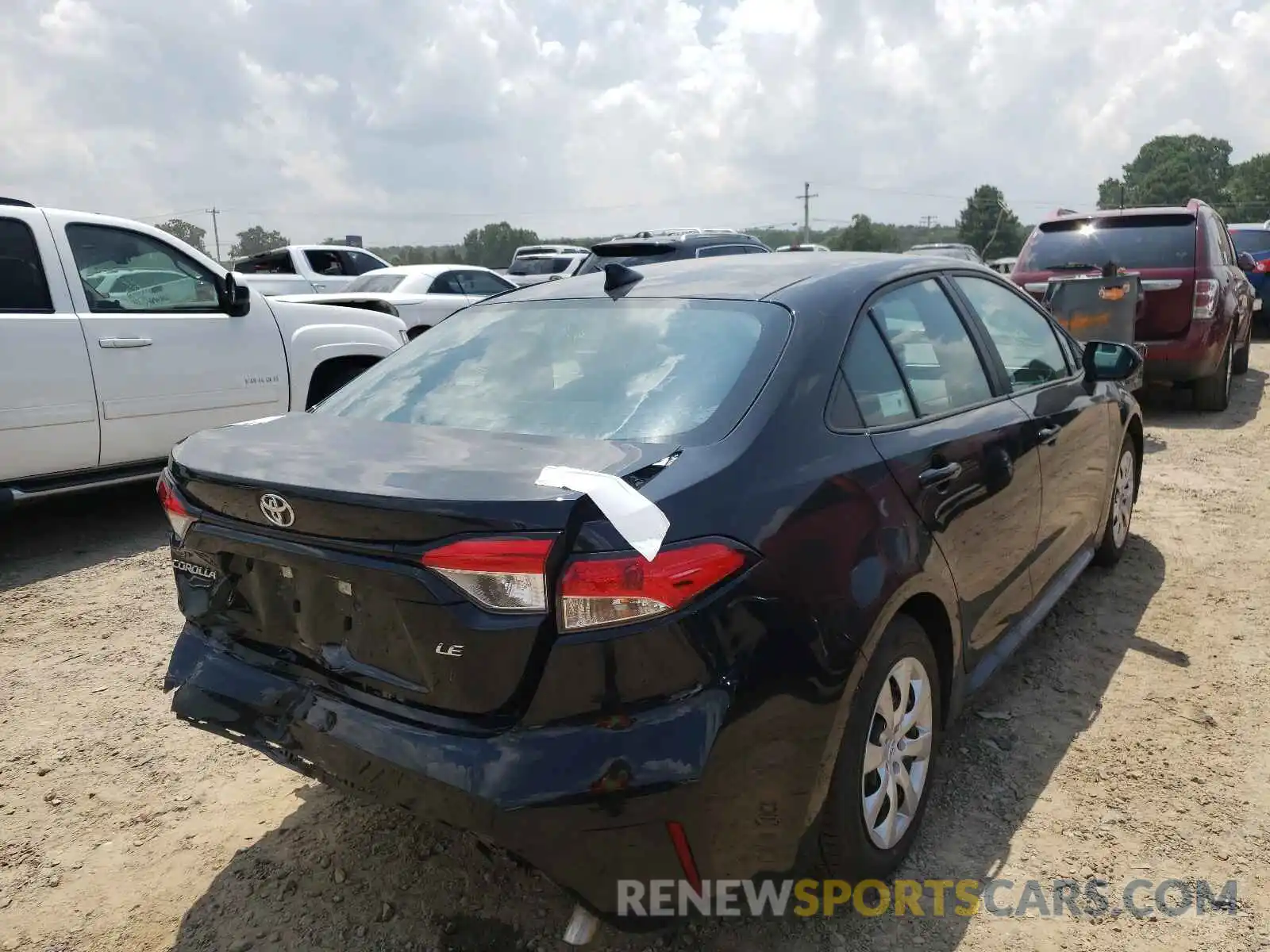 4 Photograph of a damaged car 5YFEPMAE0MP238221 TOYOTA COROLLA 2021