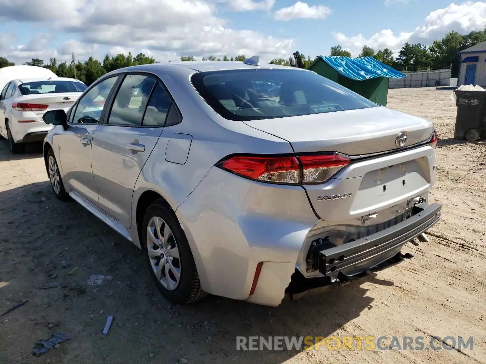 3 Photograph of a damaged car 5YFEPMAE0MP238235 TOYOTA COROLLA 2021