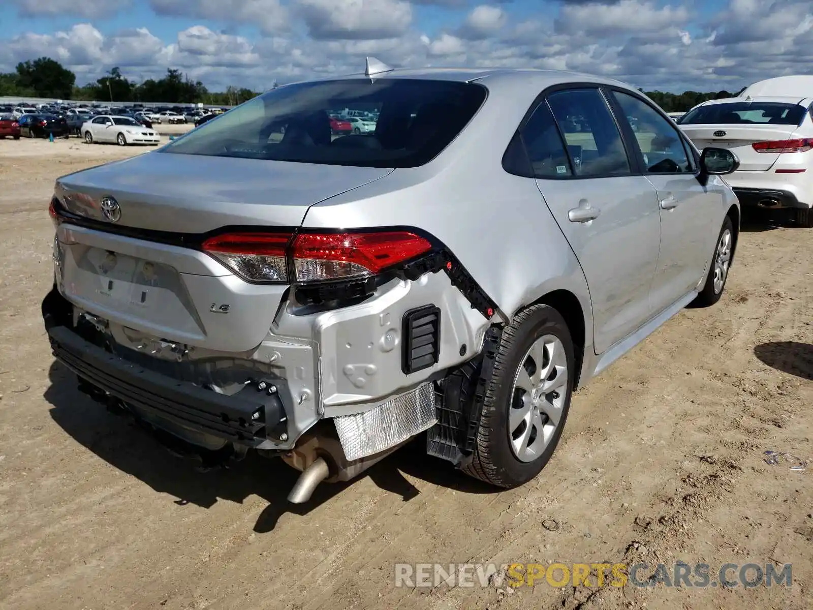 4 Photograph of a damaged car 5YFEPMAE0MP238235 TOYOTA COROLLA 2021