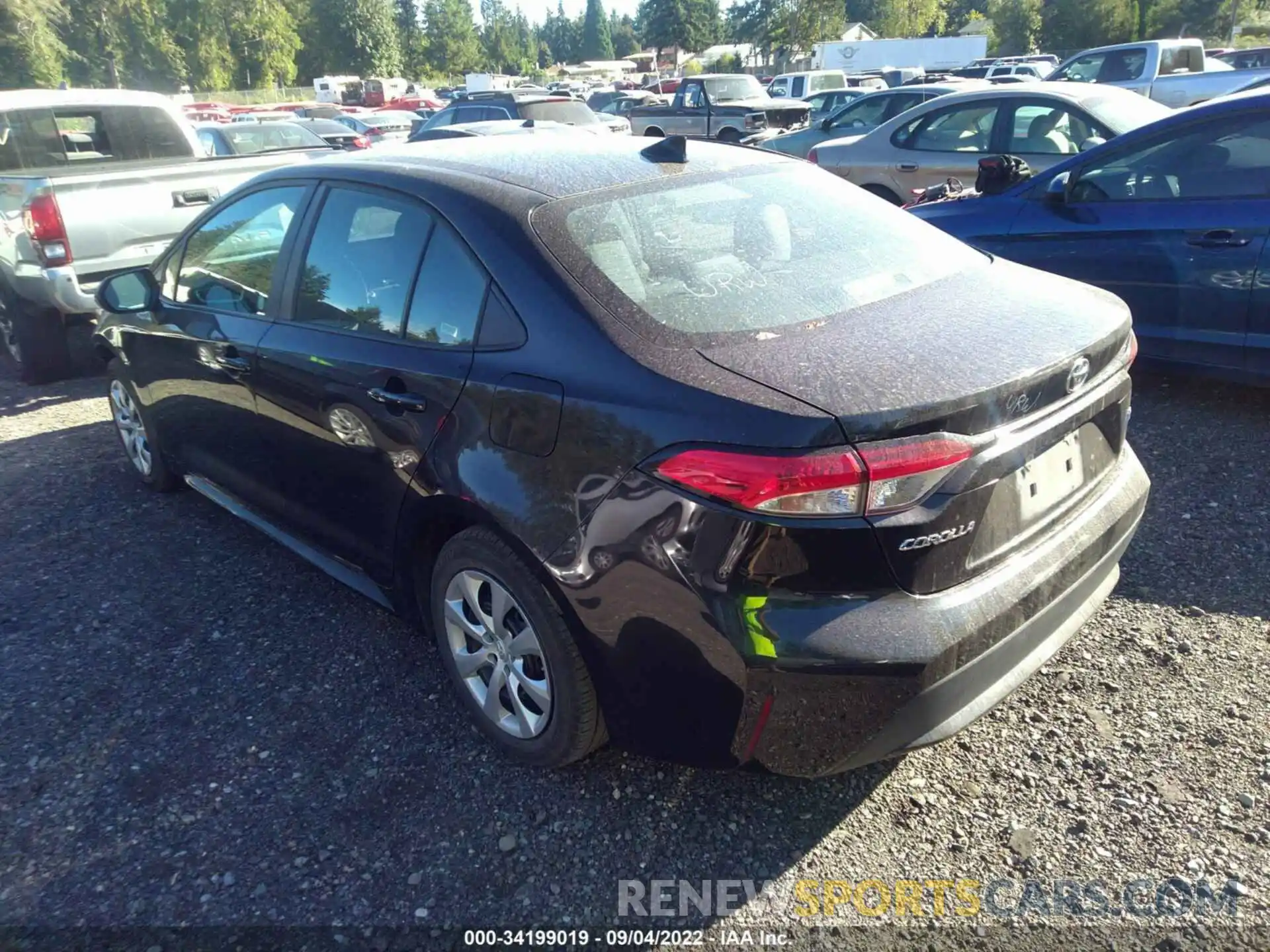 3 Photograph of a damaged car 5YFEPMAE0MP238526 TOYOTA COROLLA 2021