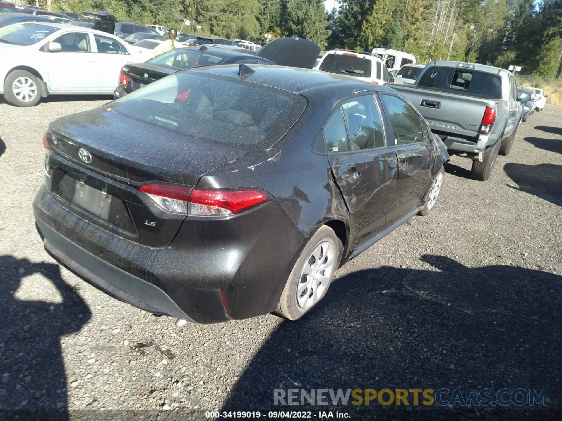 4 Photograph of a damaged car 5YFEPMAE0MP238526 TOYOTA COROLLA 2021