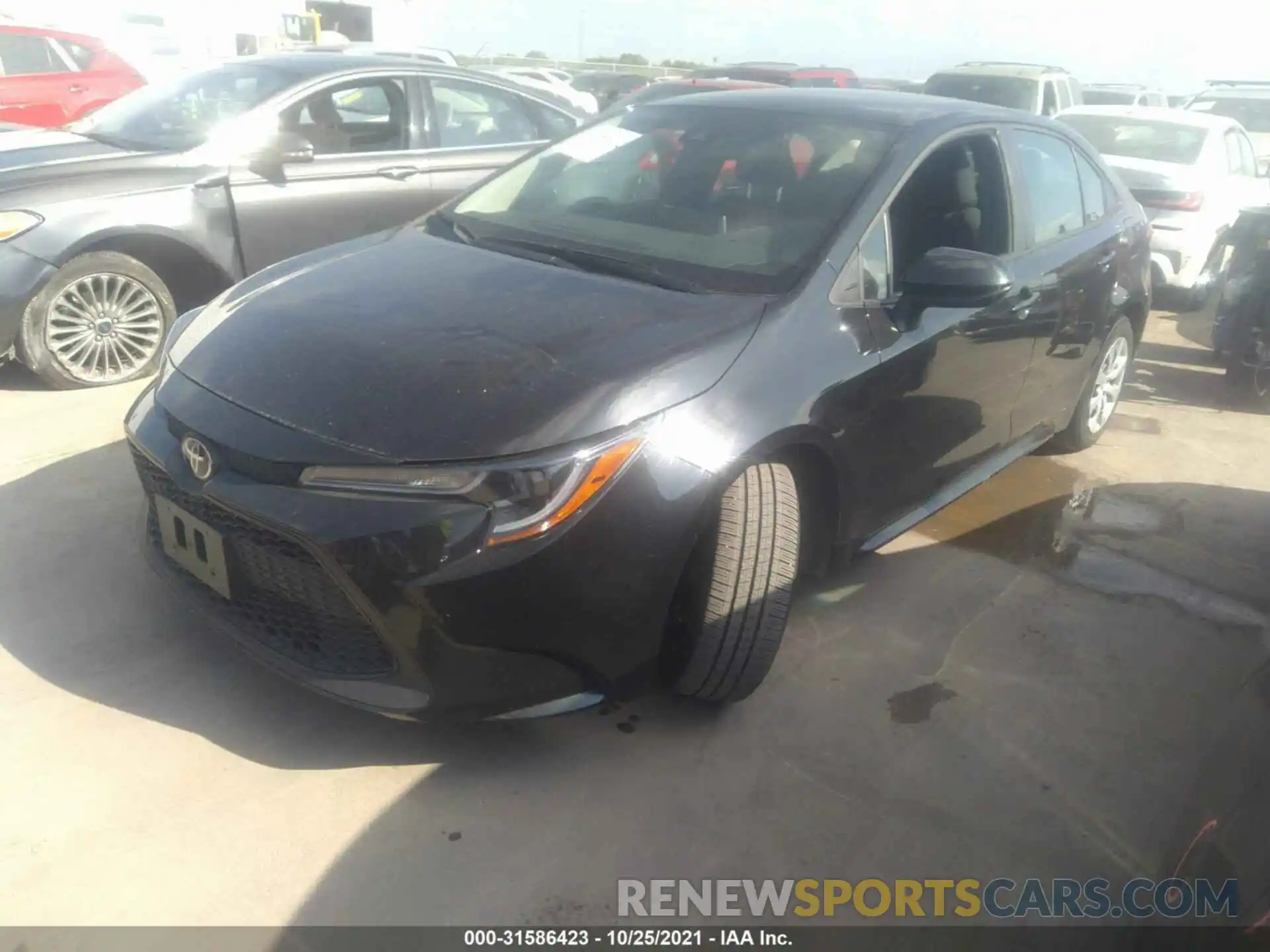 2 Photograph of a damaged car 5YFEPMAE0MP238686 TOYOTA COROLLA 2021