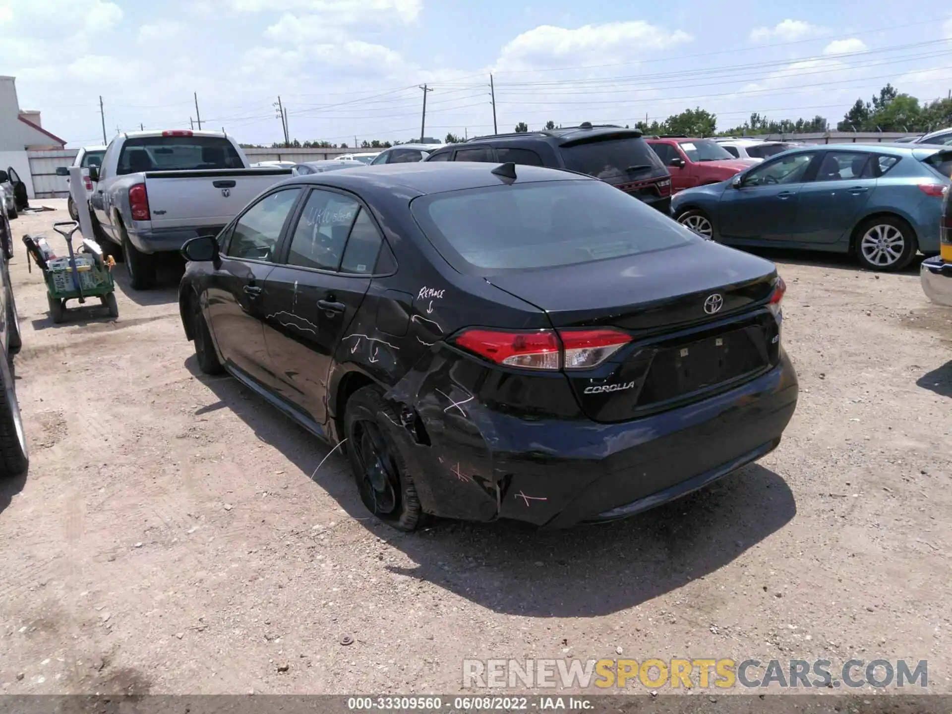 3 Photograph of a damaged car 5YFEPMAE0MP240373 TOYOTA COROLLA 2021