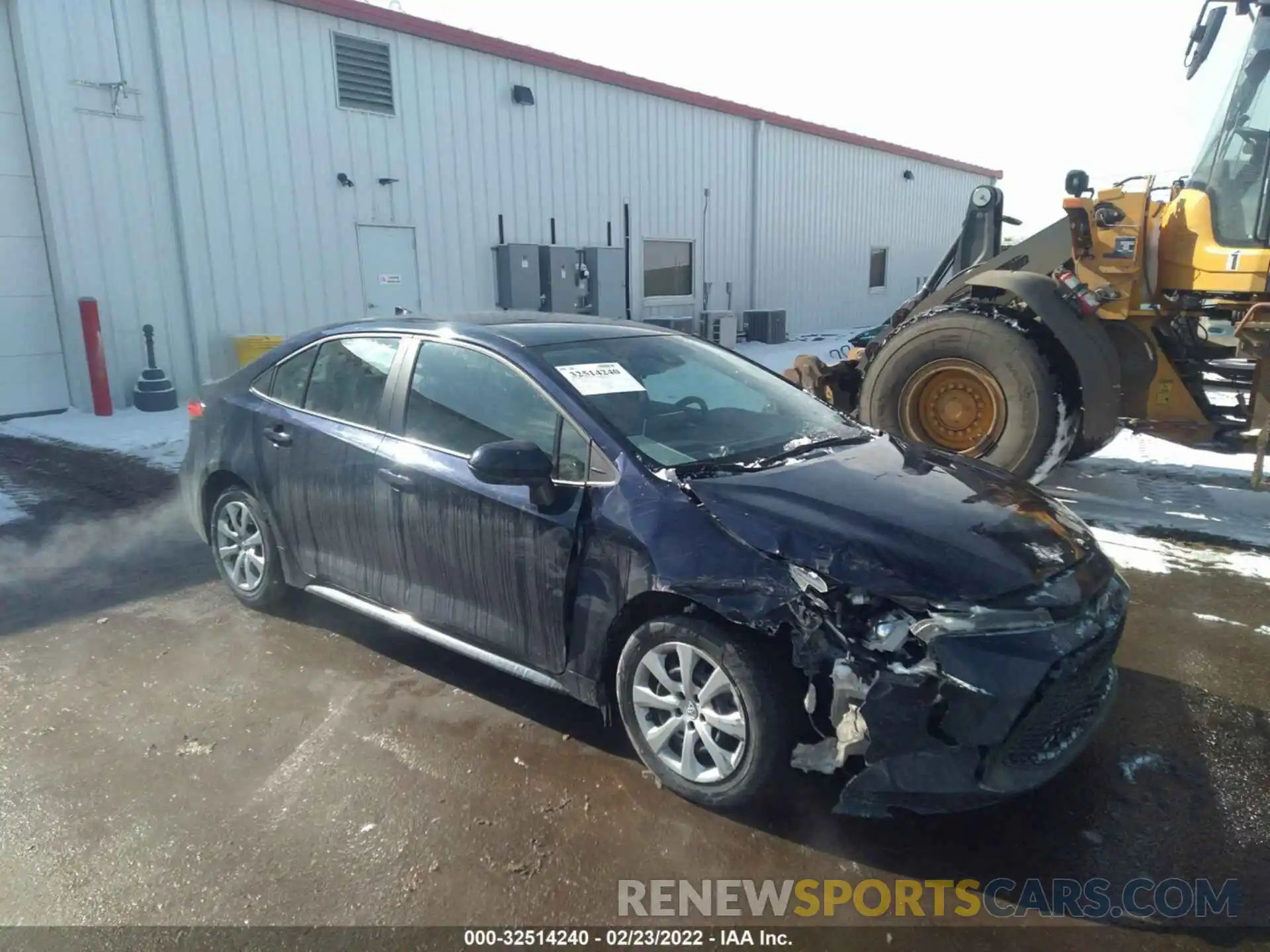 1 Photograph of a damaged car 5YFEPMAE0MP241703 TOYOTA COROLLA 2021