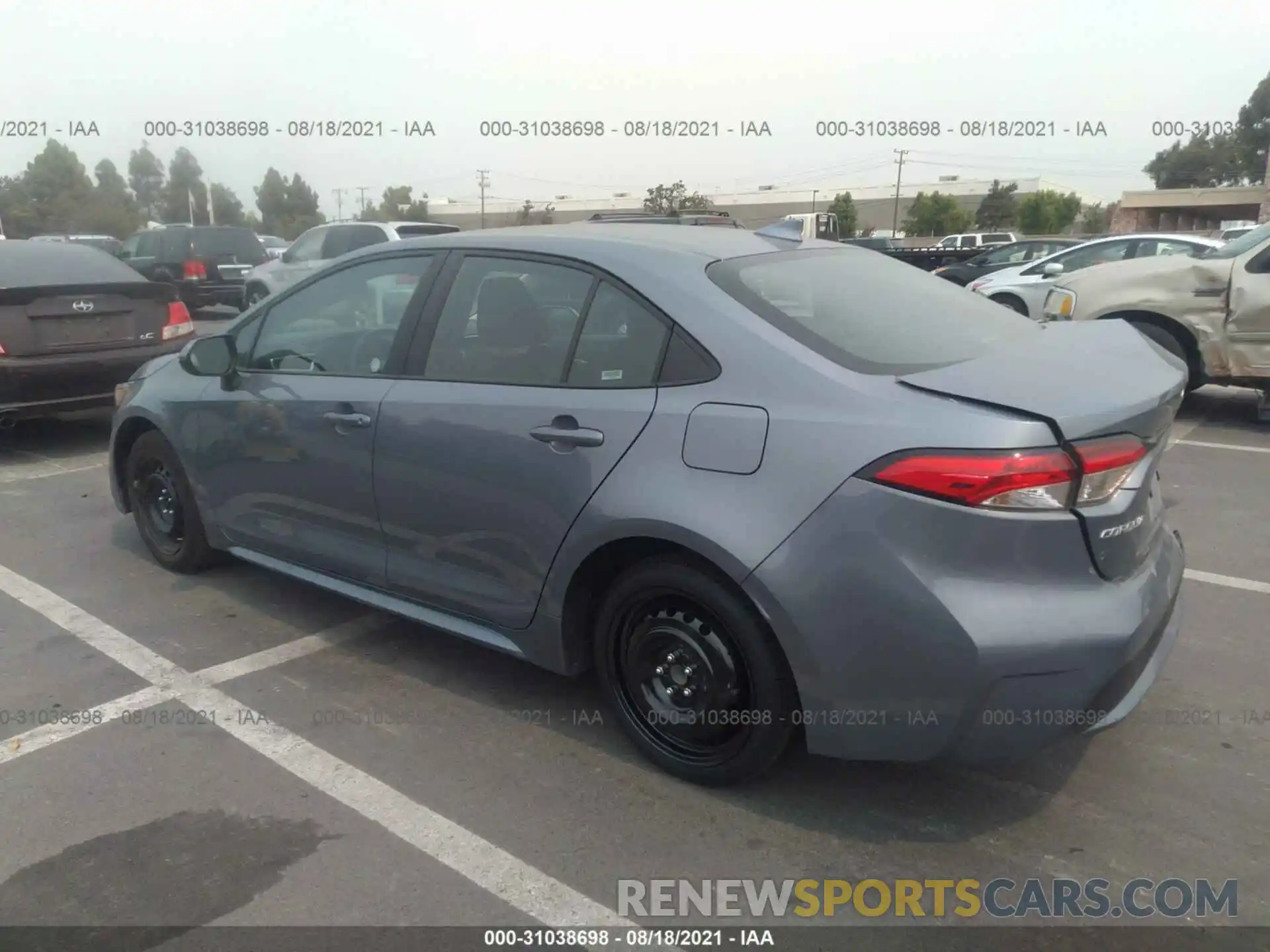 3 Photograph of a damaged car 5YFEPMAE0MP242625 TOYOTA COROLLA 2021