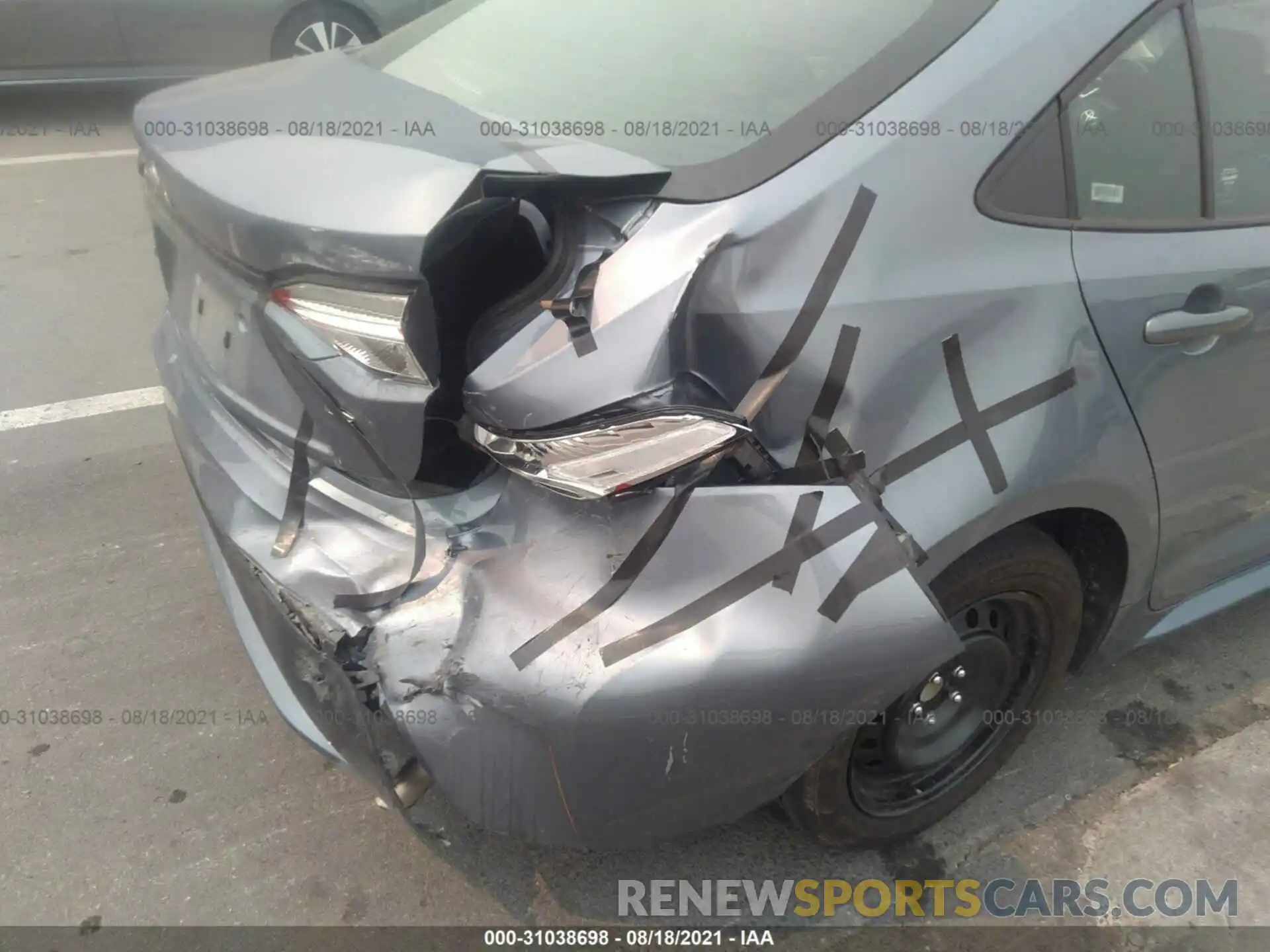 6 Photograph of a damaged car 5YFEPMAE0MP242625 TOYOTA COROLLA 2021