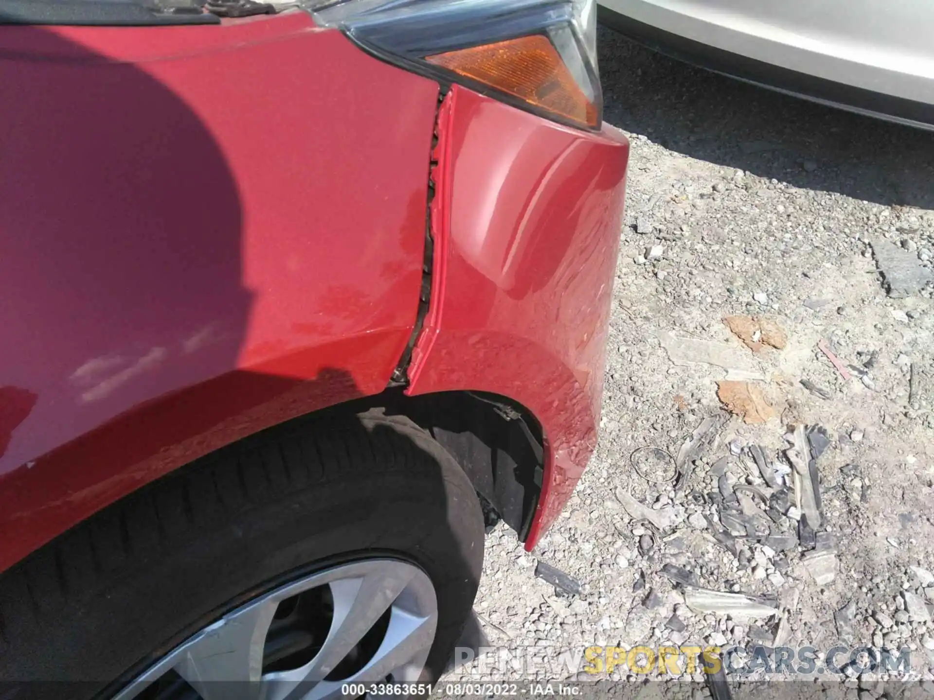 6 Photograph of a damaged car 5YFEPMAE0MP243631 TOYOTA COROLLA 2021