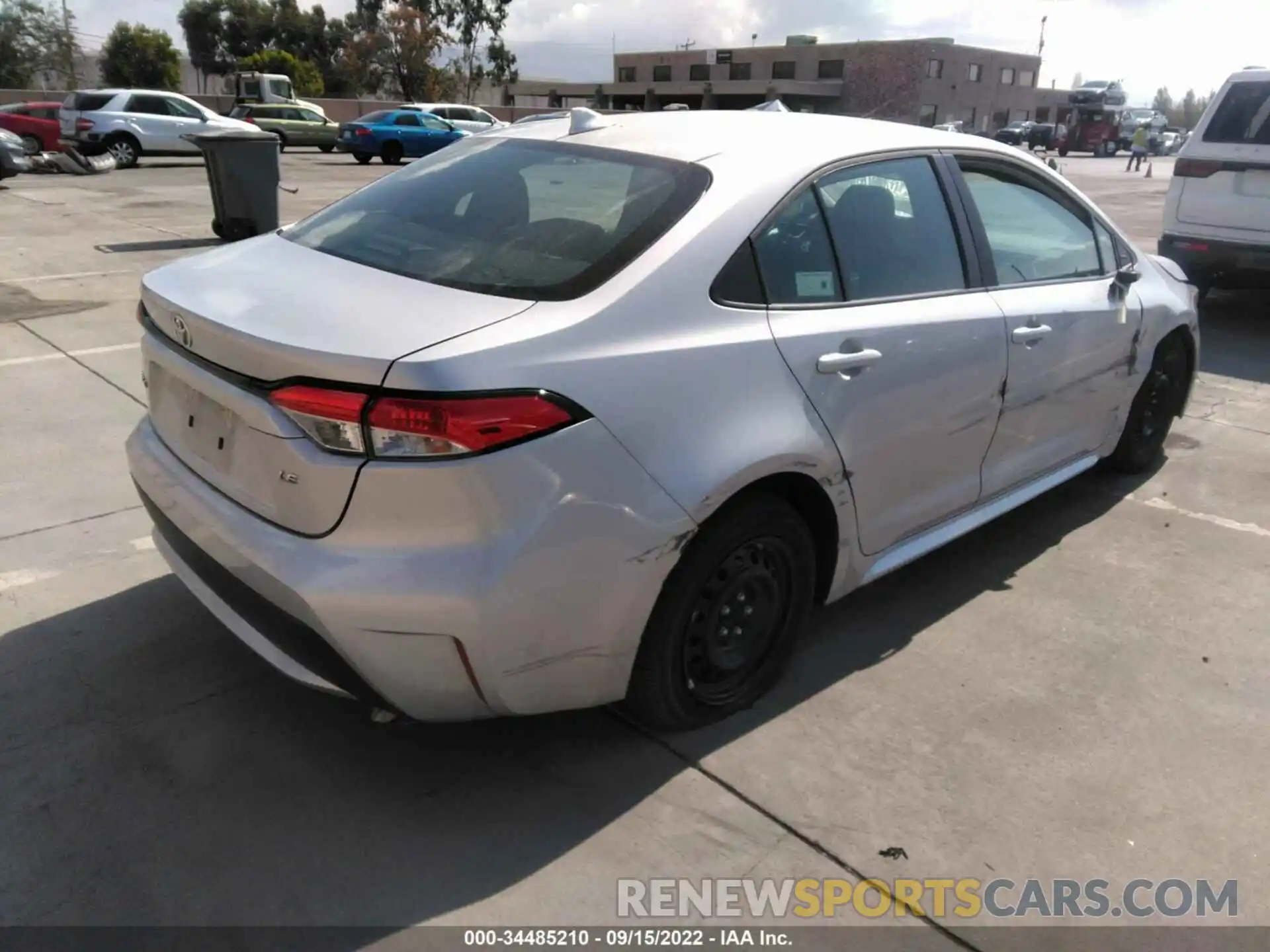 4 Photograph of a damaged car 5YFEPMAE0MP244858 TOYOTA COROLLA 2021