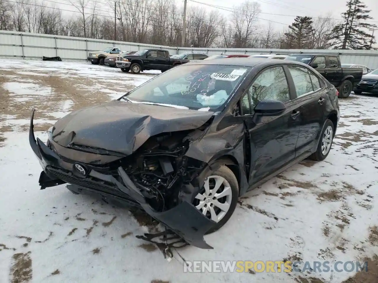 2 Photograph of a damaged car 5YFEPMAE0MP245962 TOYOTA COROLLA 2021