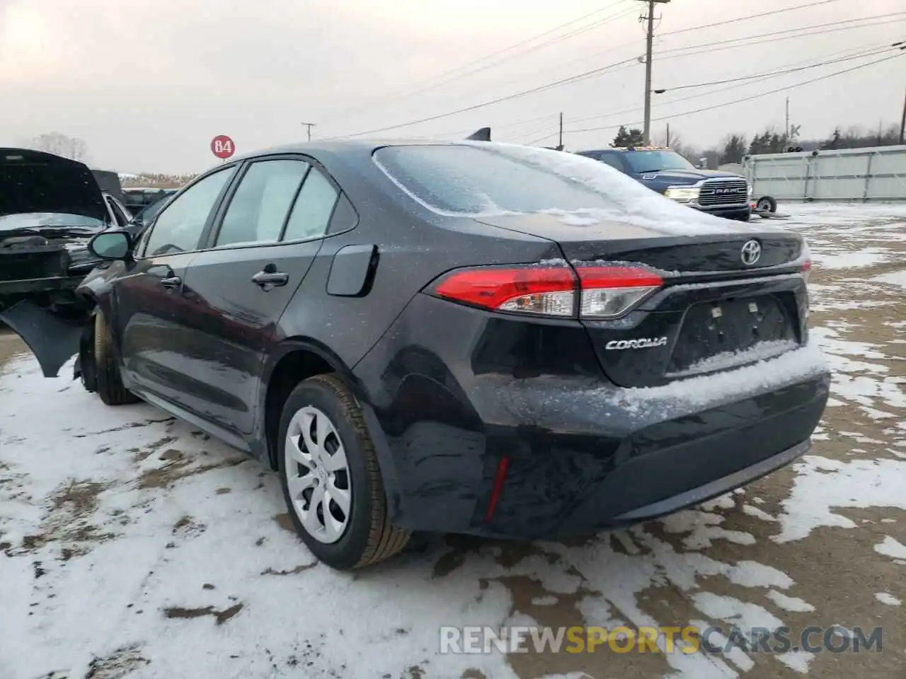 3 Photograph of a damaged car 5YFEPMAE0MP245962 TOYOTA COROLLA 2021