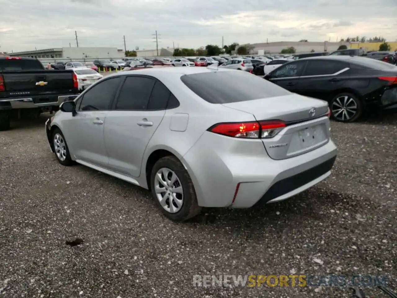 3 Photograph of a damaged car 5YFEPMAE0MP246464 TOYOTA COROLLA 2021