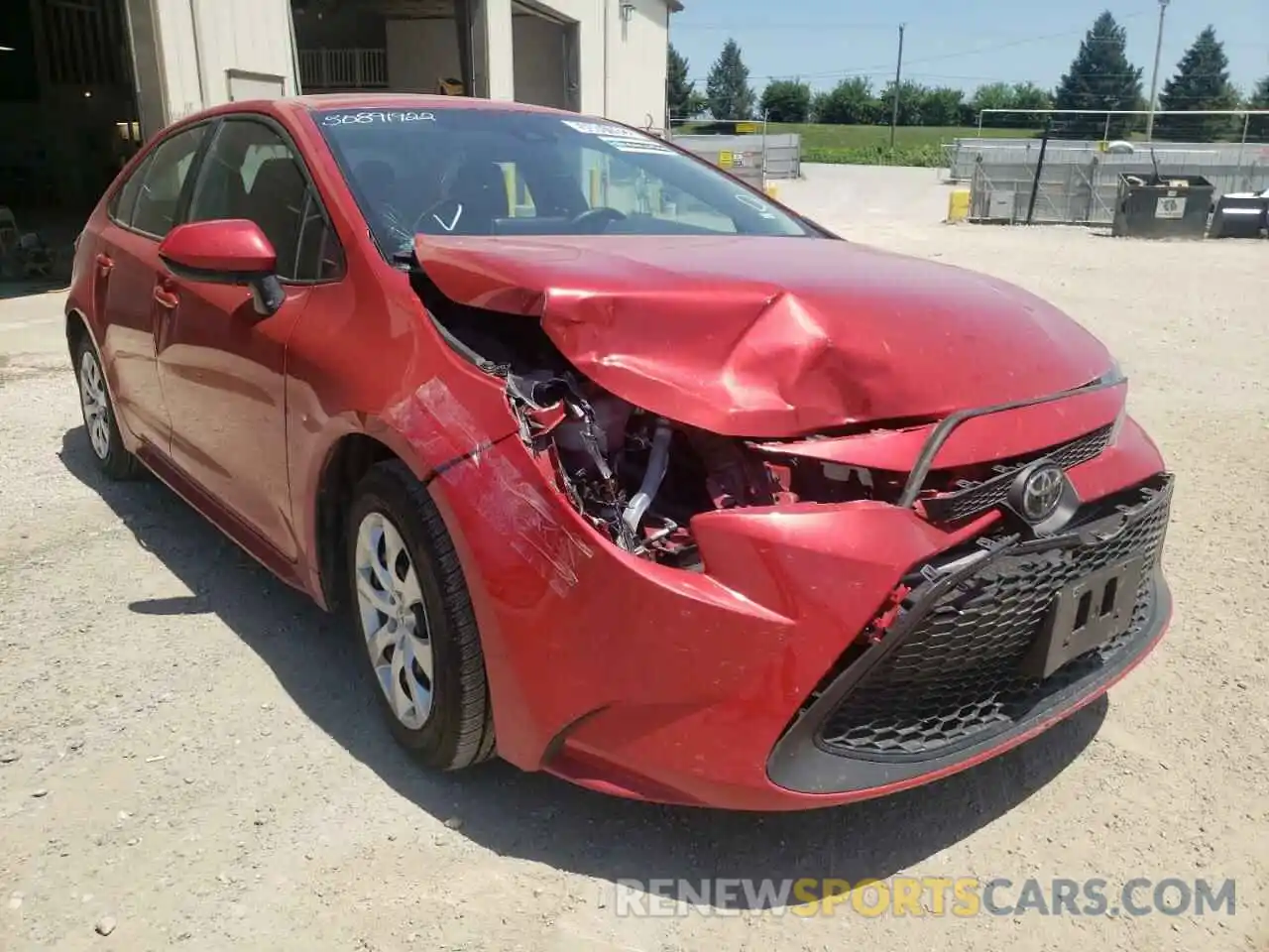 1 Photograph of a damaged car 5YFEPMAE0MP248182 TOYOTA COROLLA 2021