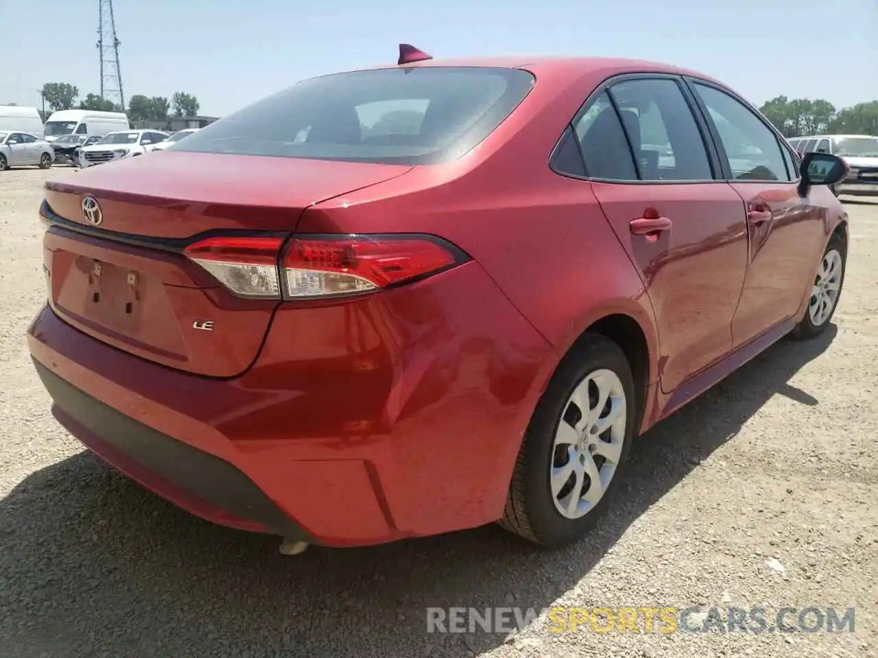 4 Photograph of a damaged car 5YFEPMAE0MP248182 TOYOTA COROLLA 2021